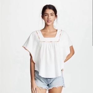 Madewell Pom Pom Fiesta Top, XS
